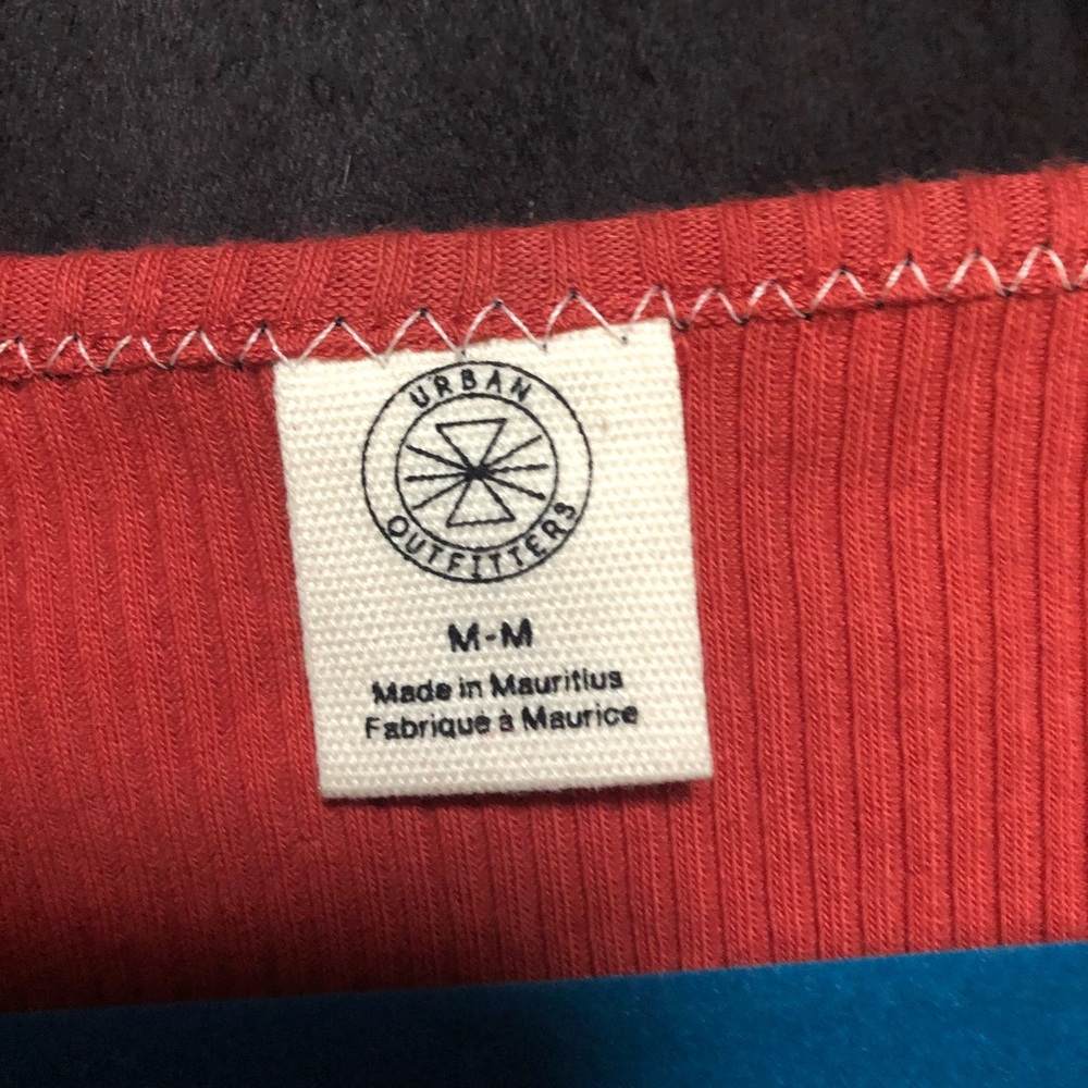 Long sleeve urban outfitters crop top with pins.